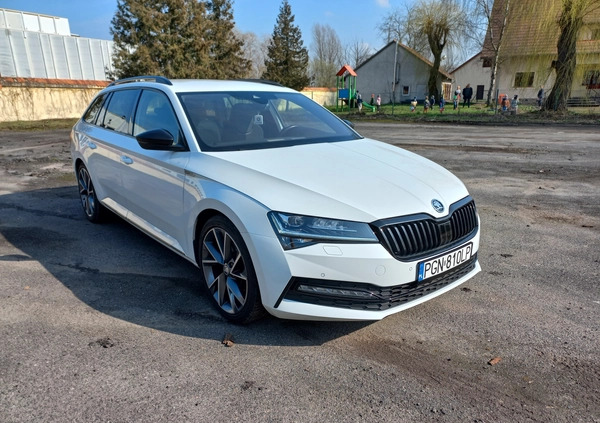 Skoda Superb cena 129900 przebieg: 97000, rok produkcji 2021 z Witkowo małe 79
